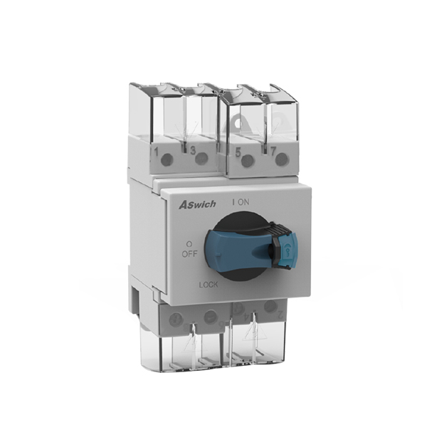 DIN Rail Disconnect Switch Mounting Lockable