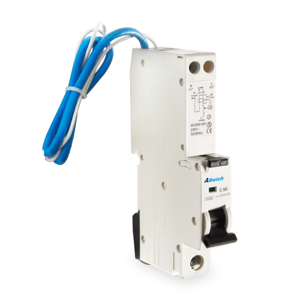 ESRO1-50 Residual Current AC Breaker with Overcurrent Protection