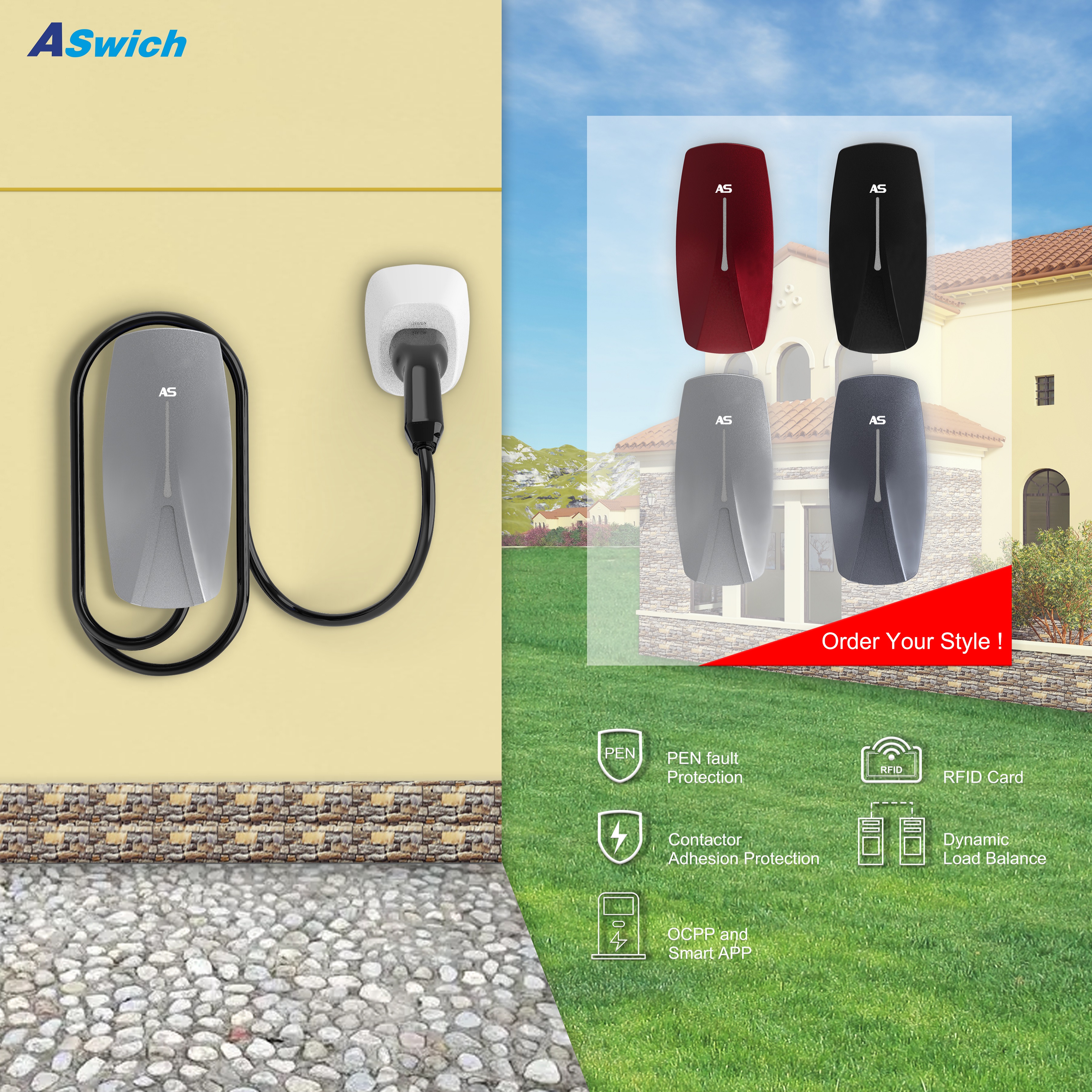 AC EV Charger with Cable